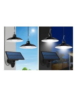 Lampa Solarna LED Zewnętrzna Ogrodowa 4000K IP44 + Pilot HELIA Lumiled