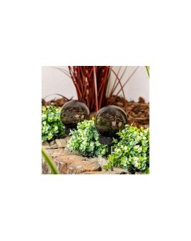 Lampa Solarna Ogrodowa LED 3000K IP44 10cm Wbijana Ozdobna Kula GLORIS Lumiled