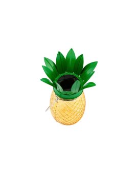 Lampa Ogrodowa LED LATARENKA Solarna Lampion Wiszący SŁOIK ANANAS szklany 3000K