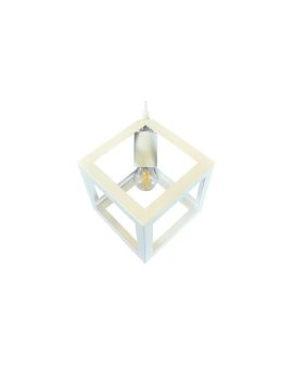 Lampa Sufitowa Geometryczna IL MIO SWEDEN 1xE27 Biała - Goldlux