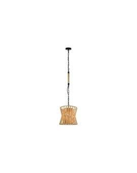 Lampa sufitowa VARBERG IL MIO w stylu boho stal + sznur 1xE27 Goldlux