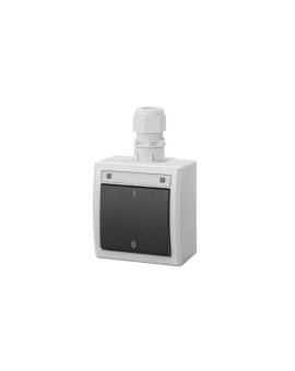 AQUANT 2K łącznik natynkowy 2-biegunowy IP65 antracytowy 5003-67