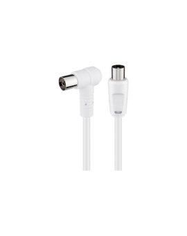 Kabel antenowy kątowy (80 dB), podwójne ekranowanie - Długość kabla 1.5 m