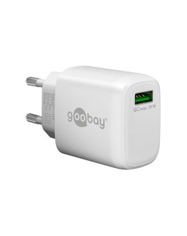 Szybka ładowarka USB QC 3.0 (18 W), biała