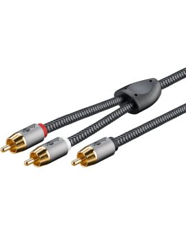 Kabel Y RCA, 5 m, Sharkskin Grey - Długość kabla 5 m
