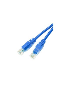 Patchcord UTP kat.6 kabel sieciowy LAN 2x RJ45 linka niebieski 0,5m ATEL