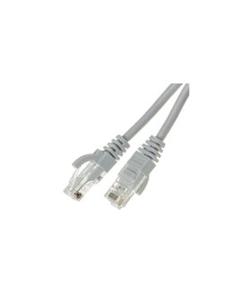 Patchcord UTP kat.5e kabel sieciowy LAN 2x RJ45 linka szary 10m ATEL