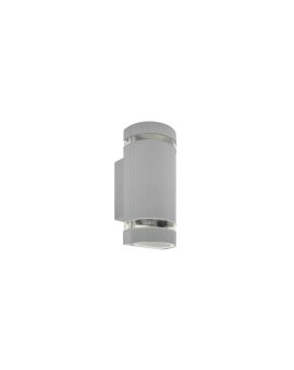Ogrodowa oprawa elewacyjna, kinkiet Panam OV Grey, IP54, 2xGU10, 220-240V, szary EDO777363