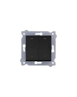 Łącznik roletowy 10A 250V Czarny Metalik 217/14E EXEN