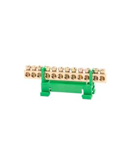 Listwa zaciskowa 12X16 mm2-zielona GEP-00036