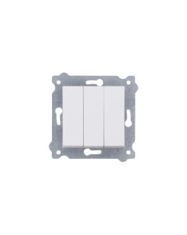 Łącznik potrójny Biały 250V 10A 213/01 EXEN