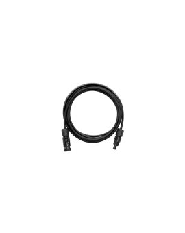 Przedłużka z złączami MC4- kabel solarny Keno 6mm/czarny/2m (PRZ-6MM-BLACK-2M)
