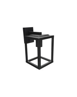 Ogrodowa oprawa elewacyjna kinkiet Gaja S Black E27 czarny IP44 EDO777370