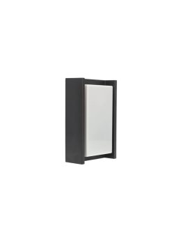 Ogrodowa oprawa elewacyjna kinkiet Atea Black E27 czarny IP44 EDO777364