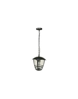 Lampa ogrodowa wisząca Imma Black C E27 czarny łańcuch 1,1m IP44 EDO777383