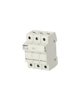 Podstawa bezpiecznikowa 25A 3-biegunowa 3P (1000V DC) 3-modułowa na wkładki 10x38mm ONESTO