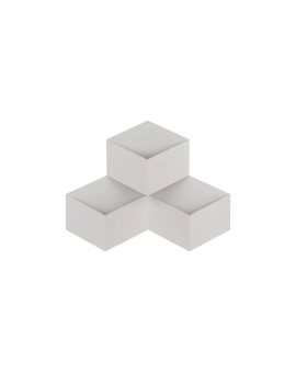 Lampa ścienna, kinkiet 360st LED 9W 990lm 4000K biała barwa NW biała neutralna IP65 V-TAC VT-709-W
