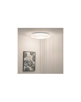 Plafon LED Lampa Sufitowa Natynkowa AGA2 48W IP44 CCT Biały Okrągły 40cm + PILOT LUMILED