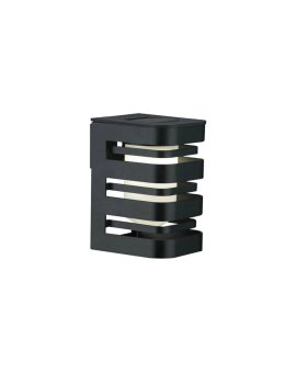 Kinkiet Solarny Lampa Elewacyjna LED Natynkowa CAMILA 3000K Czujnik Zmierzchu LUMILED