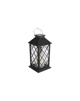 Lampa Solarna Ogrodowa LED Stojąca LIRIO 2 IP44 Wisząca Czarna Latarenka LUMILED