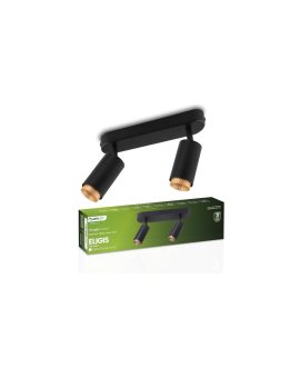 Lampa Sufitowa SPOT TUBA Reflektor Oprawa GU10 Czarny ELIGIS LUMILED