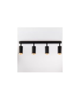 Lampa Sufitowa Reflektor 4x GU10 ELIGIS Czarny LUMILED