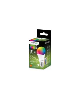 Żarówka LED E27 A60 9W = 60W 806lm 3000K + RGB Wielokolorowa 260 Ściemnialna Pilot LUMILED