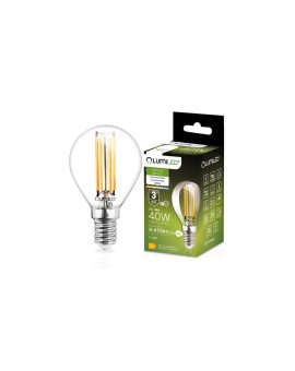 Żarówka LED E14 Kulka P45 4W = 40W 470lm 4000K Neutralna 360 FILAMENT LUMILED