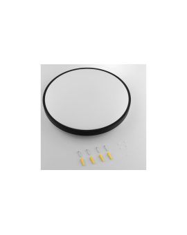 Plafon LED Lampa Sufitowa Natynkowa 36W 4000K 3820lm 106 lm/W CELIS Okrągły IP44 Czarny Ring ALS LUMILED