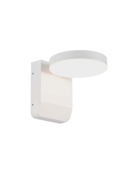 Lampa ścienna okrągła, kinkiet 350st LED 17W 2480lm 3000K biały barwa WW biała ciepła IP65 V-TAC VT-11020-RD-W