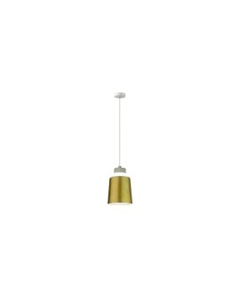Lampa dekoracyjna wisząca LED 7W 400lm 3000K IP20 fi:120mm dł:1220mm akryl złoty barwa WW biała ciepła V-TAC VT-7333-G