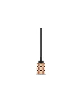 Lampa dekoracyjna wisząca różowe złote 2 pierścienie 1m E27 max 60W IP20 V-TAC VT-7999