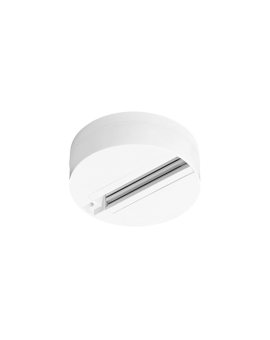 Adapter Baza do Montażu Lamp Szynowych Reflektorów Jednofazowych Biały LUMILED