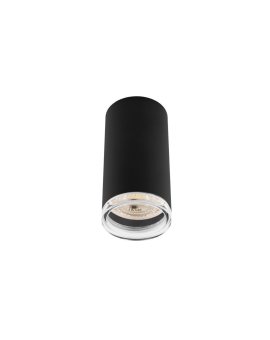 Lampa Sufitowa Reflektor LED Oprawa Spot Tuba GU10 IP44 ADERO Czarna Lumiled