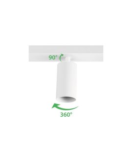 Lampa Sufitowa SPOT TUBA Reflektor Oprawa Halogenowa 6x GU10 TABULA LUMILED
