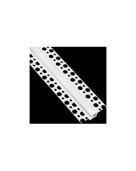 Profil Aluminiowy Podtynkowy Architektoniczny do LED Wpuszczany do Płyt KARTON / GIPS 2m + Mleczny Klosz