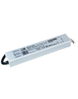Zasilacz LED 20W 12V 1.67A metalowa obudowa IP67 AF12-1671 MW POWER