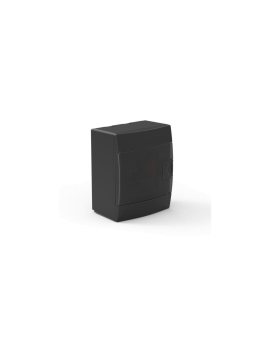 Rozdzielnica natynkowa 4-modułowa 140x173x104mm czarna dymna 600.001.400 HOROZ ELECTRIC