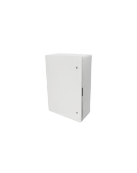 Obudowa standardowa ABS 400x600x200 z ocynkowaną płytą montażową (nieprzezroczysta) szara 800.700.005 HOROZ ELECTRIC