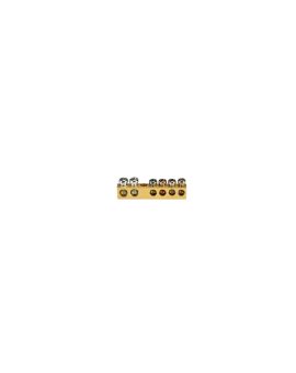 Listwa zaciskowa 6-torowa, mosiężna 101.006.008 HOROZ ELECTRIC