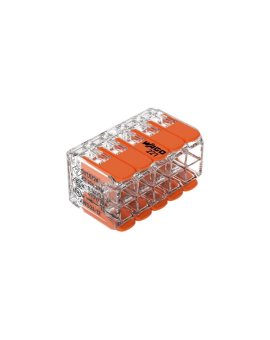 WAGO COMPACT 221-420 Szybkozłączka 10x 0,2-4,0mm2 uniwersalna (na drut / na linkę) 450V/32A ORYGINALNA 15szt.