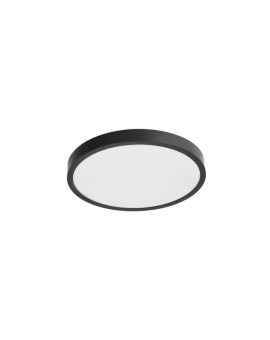Plafon LED PERETI 18W czarny pierścień 29,5cm, 3000K barwa ciepła, 1800lm, IP44, 220-240V EDO777611 EDO