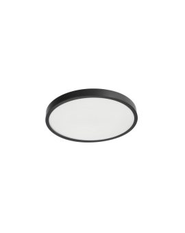 Plafon LED PERETI 24W czarny pierścień 35cm, 3000K barwa ciepła, 2400lm, IP44, 220-240V EDO777616 EDO Solutions