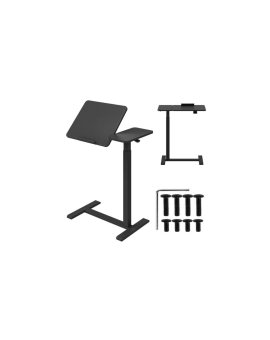 Mobilne biurko/stand na laptop Maclean, czarne, regulacja wysokości 76-109cm, max. 30kg , MC-120 B