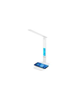 Blaupunkt Lampa Biurkowa LED PRO 6W CCT biała ściemnialna, ekran LCD