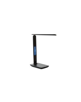 Blaupunkt Lampa Biurkowa LED PRO 6W CCT czarna ściemnialna, ekran LCD