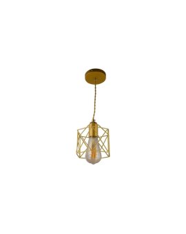 Lampa Wisząca Abigali Gold Cage