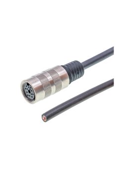 VKABF001 Kabel połączeniowy, 12 m, gniazdo M16 12-stykowe proste, wolny koniec kabla, 12-żyłowy, PUR (poliuretan)