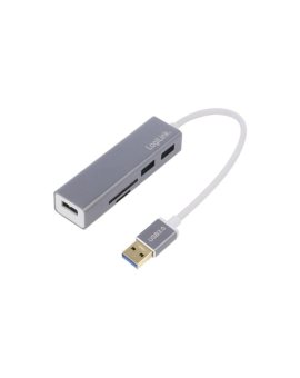 UA0306 Hub USB, microSD,SD, USB A gniazdo, USB A wtyk, USB 3.0, 5Gbps