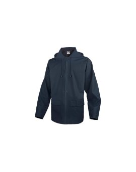 Bluza przeciwdeszczowa z poliestru powlekanego na zewnątrz poliuretanem, kolor Granatowy, rozmiar: XL, 900VESBMXG